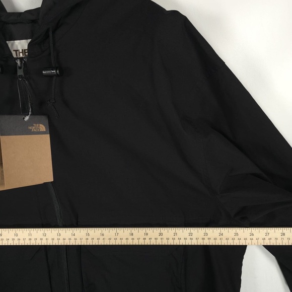NWT THE NORTH FACE W Ripstop Wind Hooded Full‎ Zip Utility Black Jacket Sz XXL - Picture 8 of 14